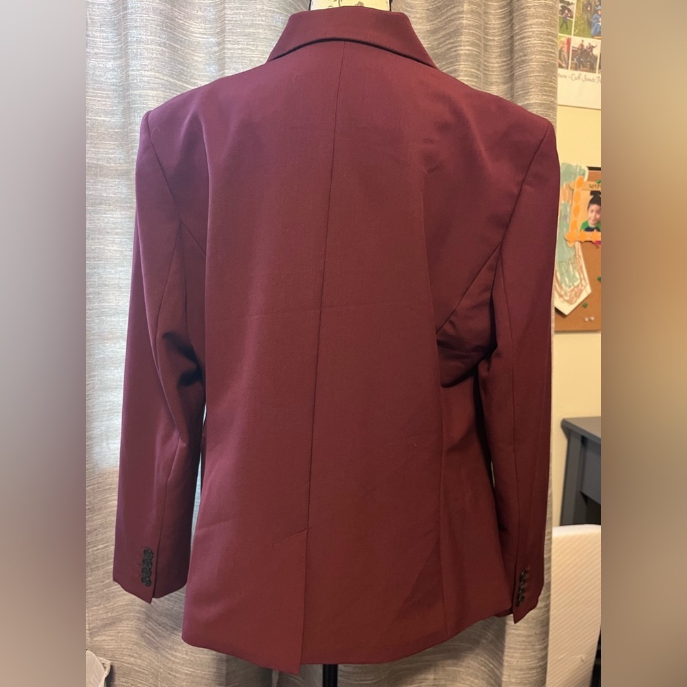 Worthington Deep Red Blazer - Picture 2 of 6